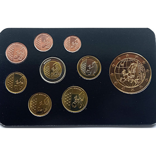 Monako zestaw euro i eurocent (wzór) 2012