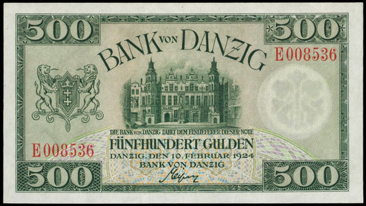Banknoty Wolnego Miasta Gdańska – pieniądz z miasta, które było legendą