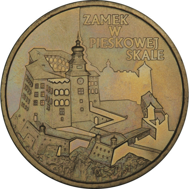 2 zł 1997 - Zamki i pałace w Polsce: Zamek w Pieskowej Skale