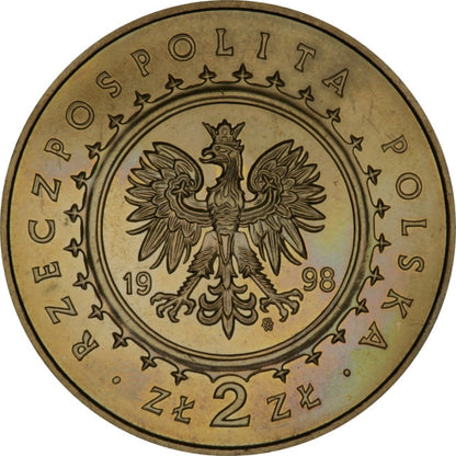 2 zł 1998 - Zamki i pałace w Polsce: Zamek w Kórniku