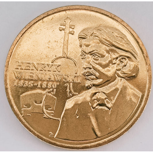 2 zł 2001 - XII Międzynarodowy Konkurs im. Henryka Wieniawskiego