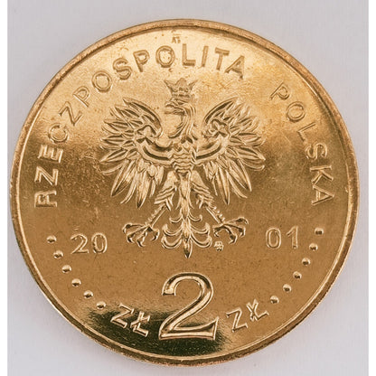 2 zł 2001 - XII Międzynarodowy Konkurs im. Henryka Wieniawskiego