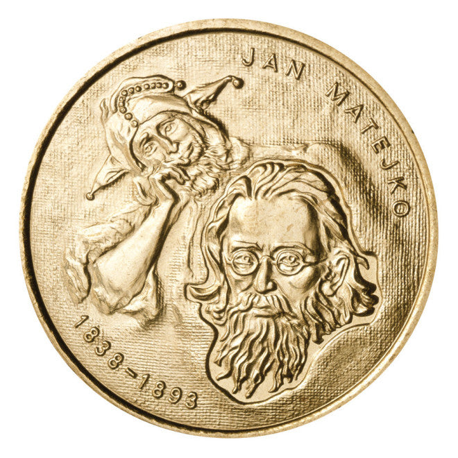 2 zł 2002 - Polscy malarze XIX/XX w.: Jan Matejko (1838-1893)