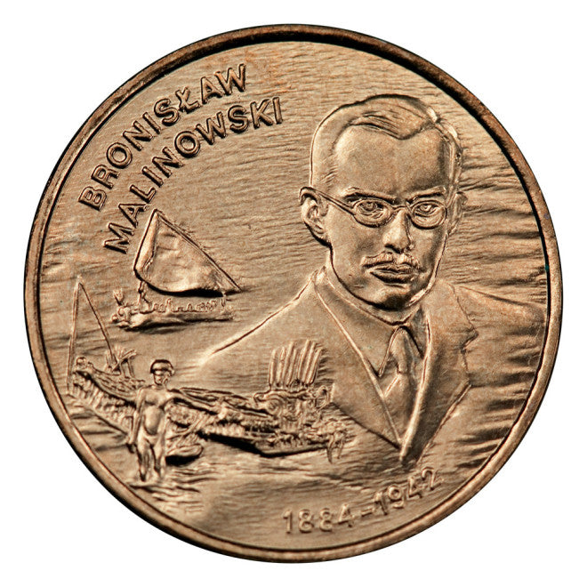 2 zł 2002 - Polscy podróżnicy i badacze: Bronisław Malinowski (1884-1942)