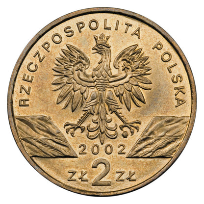 2 zł 2002 - Zwierzęta świata: Żółw błotny - Emys orbicularis