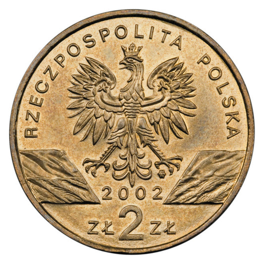 2 zł 2002 - Zwierzęta świata: Żółw błotny (woreczek 50 szt.)