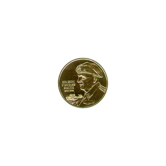 2 zł 2003 - Generał Broni Stanisław Maczek (1892-1994)