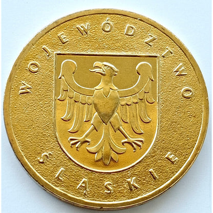 2 zł 2004 - Herby Województw: śląskie