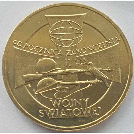2 zł 2005 - 60. rocznica zakończenia II wojny światowej