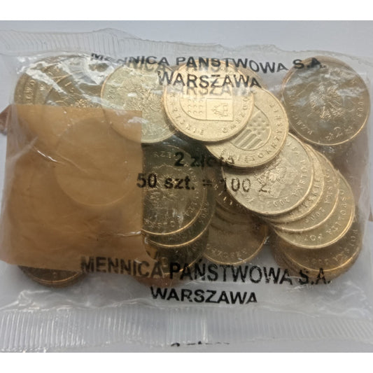 2 zł 2005 - Herby Województw: świętokrzyskie (woreczek 50 szt.)