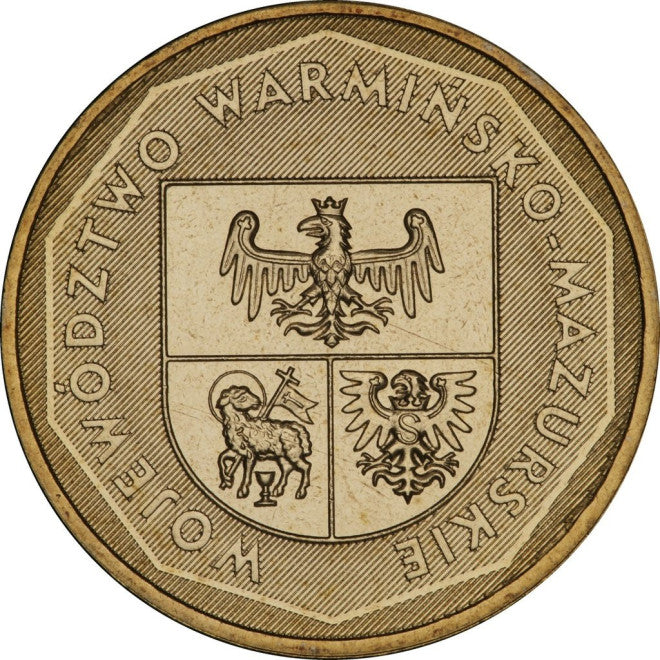 2 zł 2005 - Herby Województw: warmińsko-mazurskie