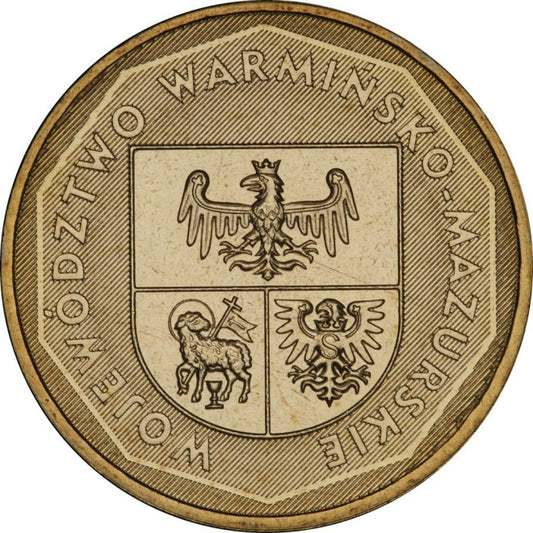 2 zł 2005 - Herby Województw: warmińsko-mazurskie