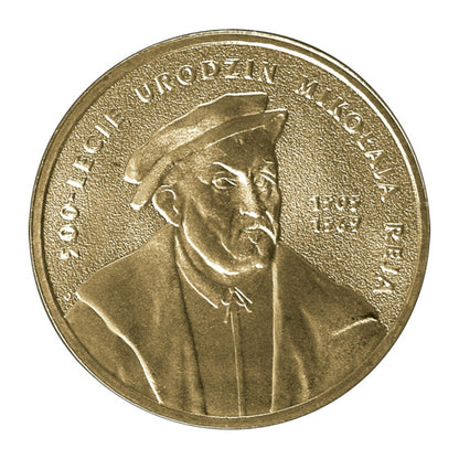 2 zł 2005 - Mikołaj Rej (1505-1569) – 500. rocznica urodzin