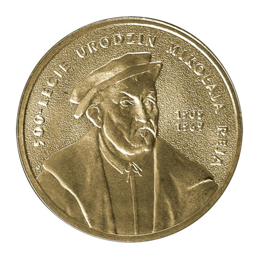 2 zł 2005 - Mikołaj Rej (1505-1569) – 500. rocznica urodzin