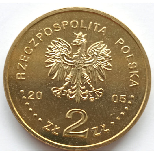 2 zł 2005 - Papież Jan Paweł II