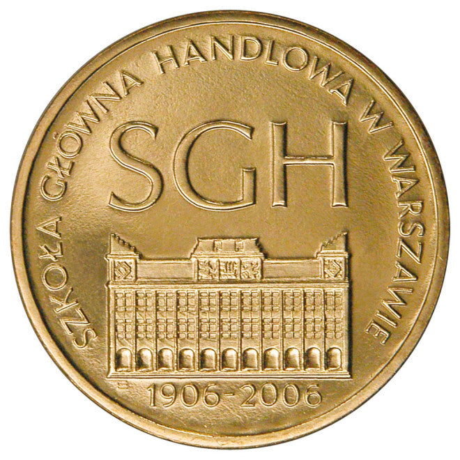 2 zł 2006 - 100-lecie Szkoły Głównej Handlowej w Warszawie