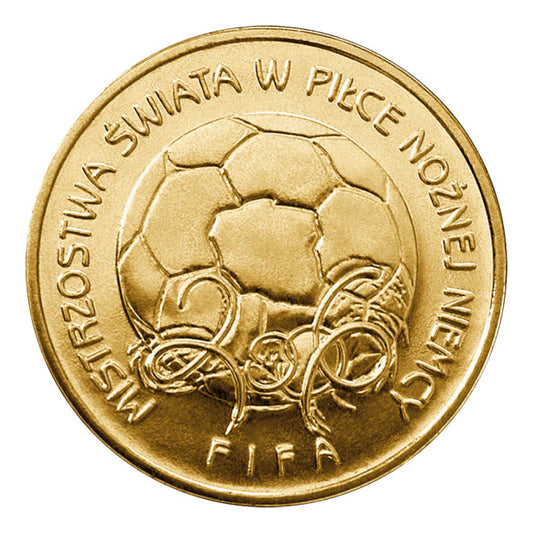 2 zł 2006 - Mistrzostwa Świata w Piłce Nożnej: Niemcy 2006