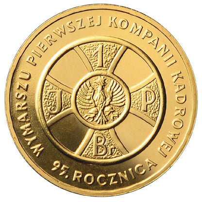 2 zł 2009 - 95. rocznica wymarszu Pierwszej Kompanii Kadrowej