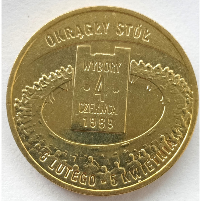 2 zł 2009 - Polska droga do wolności: Wybory 4 czerwca 1989 r.
