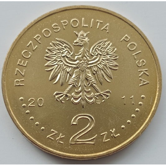 2 zł 2011 - Europa bez barier – 100-lecie Towarzystwa Opieki nad Ociemniałymi