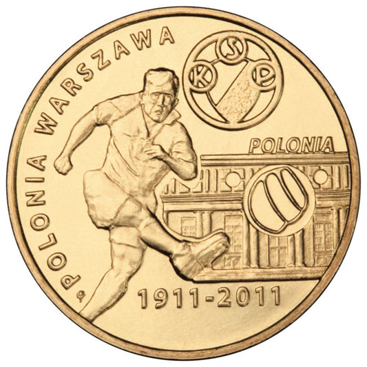 2 zł 2011 - Polskie Kluby Piłkarskie – Polonia Warszawa