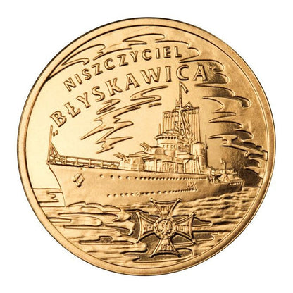 2 zł 2012 - Polskie okręty: Niszczyciel „Błyskawica”