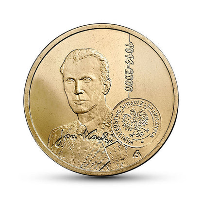 2 zł 2014 - 100. rocznica urodzin Jana Karskiego
