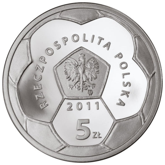5 zł 2011 - Polskie Kluby Piłkarskie – Polonia Warszawa