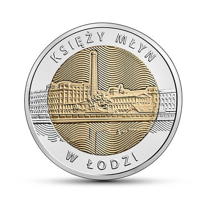 5 zł 2016 - Odkryj Polskę – Księży Młyn w Łodzi