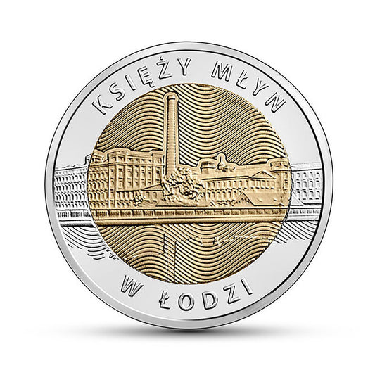 5 zł 2016 - Odkryj Polskę – Księży Młyn w Łodzi
