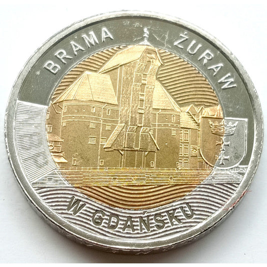 5 zł 2021 - Odkryj Polskę – Brama Żuraw w Gdańsku
